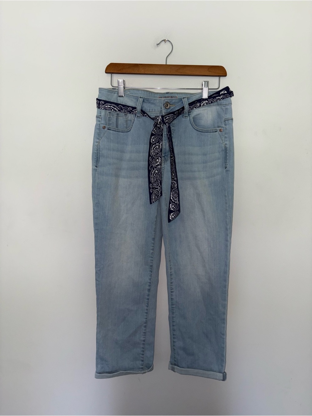 Santana | Bandana Belted Jeans (NWOT)